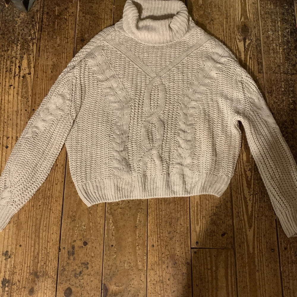Moon and Madison cream sweater